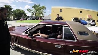 Black Thug Is Caught And Taken For A Hard Banging By Gay Officers