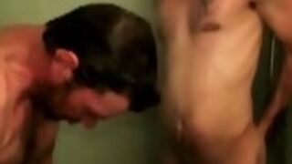 Two Middle Aged Rednecks Stimulate Eachother To Masturbate