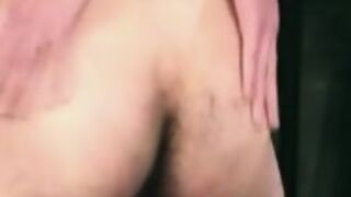 Hairyass Amateur Jerking Off His Big Dick