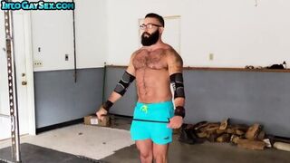 Hairy MTF Pussyboy Pussylicked And Pussyfucked By Bear