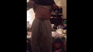 BLACK GAY SHOWS DICK AND BOOTY BEFORE FOOLING AROUND WITH BOOTY TOYS