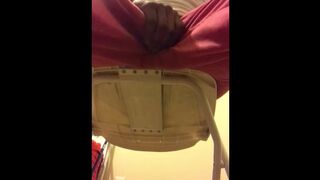 Watch my dick grow as I finish smoking and watch porn