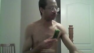 BLACK GAY TRIES TO PUT PEPPER IN ASS BUT EATS IT