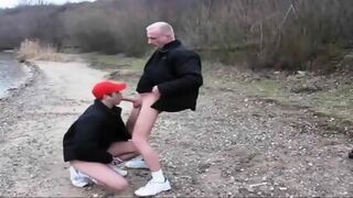 Hot Fuck On A Cold Day Outside