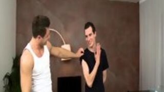 Licking A Huge Gay Pecker