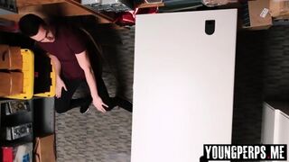Straight White Perp Ass Fucked By LP Officer Bareback