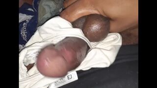 Sunday-morning Big Black Cock masturbation!