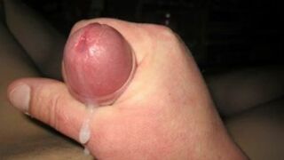 My cumshots with one testicle