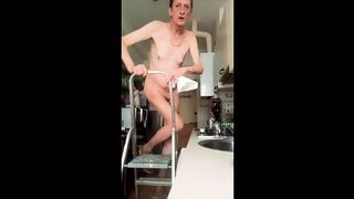 Finishing With Cleaning Up The Kitchen, Nude Of Course