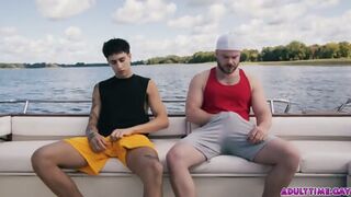 Angel Elias And Marcus McNeil Masturbating And Fucking Each Other On Boat