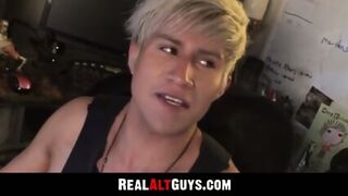 Cute Blonde Emo Boy Toy Hardcore Jerked Off By Interviewer