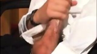 Boss Masturbating In His Office