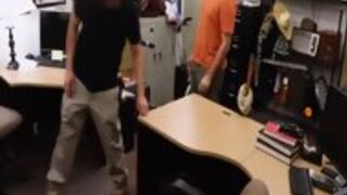 Straight Pawnshop Customer Paid To Jerk Off