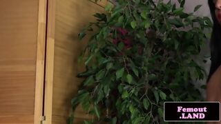 Tattooed Trap Strips Down And Masturbates