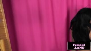 Solo Femboi Masturbating And Assfingering
