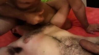 Buddy Rimming My Asshole And I Jackoff On His Chest