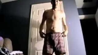 Amateur Stud Playing With His Stiff Schlong