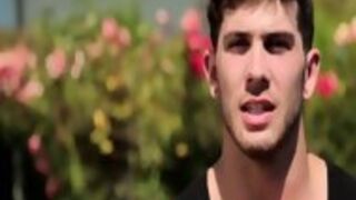 Gaysex Muscle Jock Watching Himself Wank