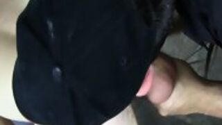 Straight Guy Toyed And Tugged Close Up