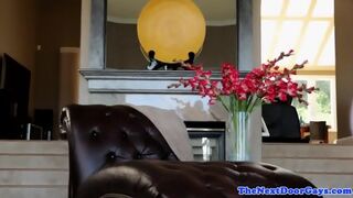 Amateur Jock Wanking On Couch At Home