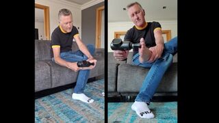 My weirdest video ever. No cum foot massage.