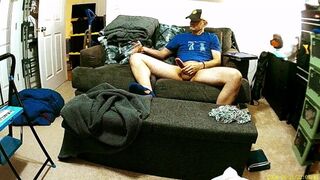 Big dick sucking with toy