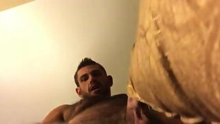 Str8 Muscle With Big Blue Eyes Fuck Pillow
