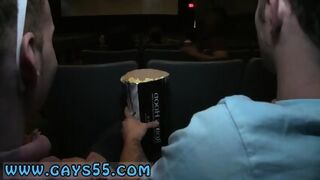 Naked Gay Male Slave In Public Fucking In The Theater