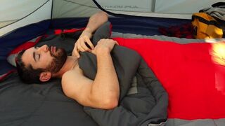 Jerk off in my tent while camping