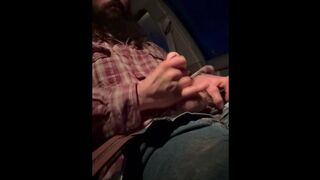 Masturbating In The Car After Work