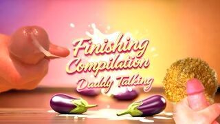Cum Cumpilation w/ Daddy-Dirty-Talking Voiceover (Part 2 of 2)