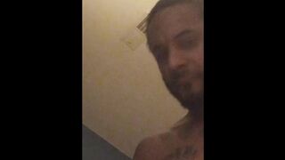 Jacking with cockring and prostate vibrator big cumshot