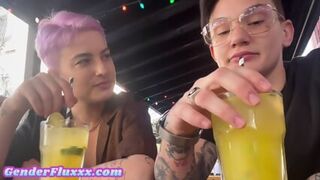 Lesbian Amateur Tattooed Queer Fingers GFs Pussy At Home