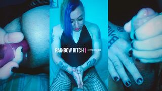 I masturbate while they fuck my ass with a dildo