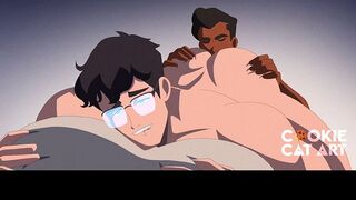 Small Twink Top with Huge Hunk Roommate