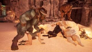 Monstebait plays Wildlife Game, Rockside Furry Monster Fucker's Orgy