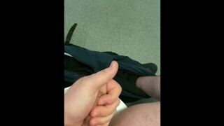 Had long wank In the toilets A lot of moaning