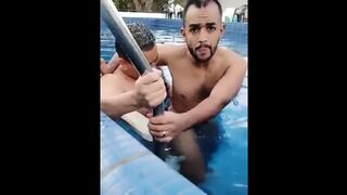 Fun In Public Swimming Pool