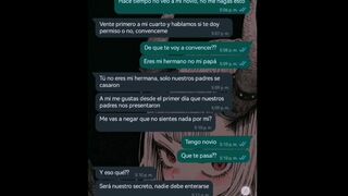 Chat hot con mi hermanastra pequeña no queria pero me la termino cogiendo doggy! Natasha Caseros