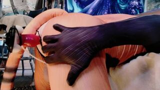 Lion Being Tamed with Multiple Anal Squirting Orgasms!!!