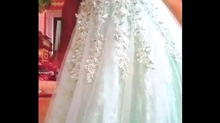 Indian Gay Crossdresser Gaurisissy feeling horny in Blue Lehanga