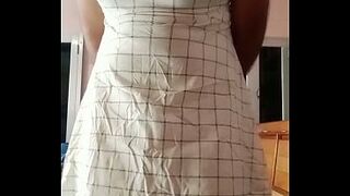Indian Gay Crossdresser Gaurisissy xxx in white western dress