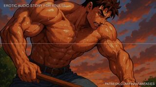 Hot Handyman Gay Erotic Audio: Sweaty Blowjob in the Barn