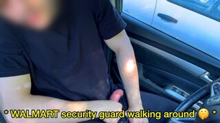 WALMART PARKING LOT: Cumshot and Loud Moaning