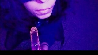 Your tall femboy gives you a treat