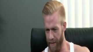 Sweaty Muscly Hunk Jerks
