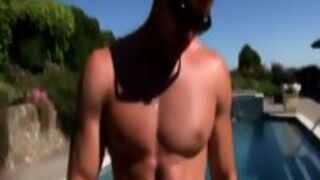 Cock Tugging Muscle Hunk
