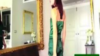 Glamour Ladyboy Ning Plays With Asscrack