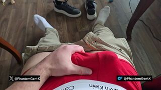 German Master in leather jacket humiliates you.. fat glans shines.. deep voice