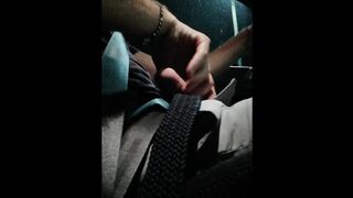 Also in the car I have to cum